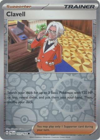 Pokemon - Clavell - 177/193 - Common Reverse Holo - Scarlet & Violet: Paldea Evolved Series - Top CollectiblesCollectible CardsPokémon