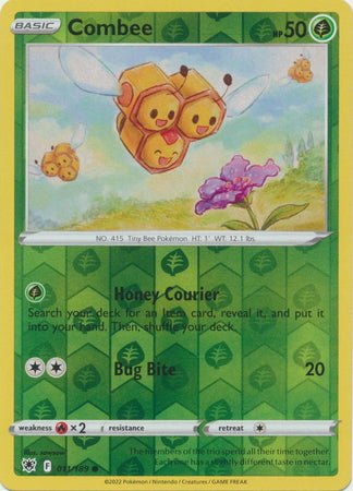 Pokemon - Combee - 011/189 - Common Reverse Holo - Sword & Shield: Astral Radiance Series - Top CollectiblesCollectible CardsPokémon