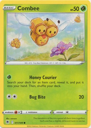Pokemon - Combee - 011/189 - Common - Sword &amp; Shield: Astral Radiance Series - Top CollectiblesCollectible CardsPokémon