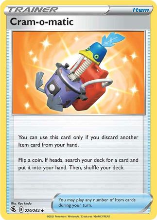 Pokemon - Cram - o - matic - 229/264 - Uncommon - Sword &amp; Shield: Fusion Strike Series - Top CollectiblesCollectible CardsPokémon