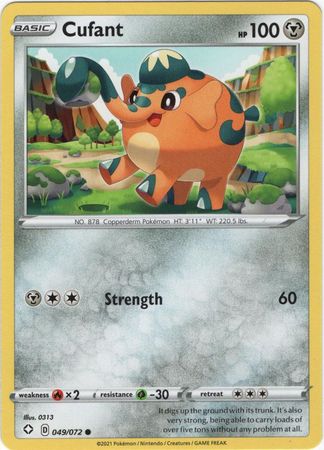 Pokemon - Cufant - 049/072 - Common - Shining Fates Series - Top CollectiblesCollectible CardsPokémon