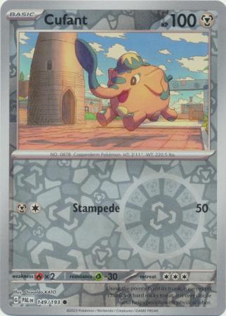 Pokemon - Cufant - 149/193 - Common Reverse Holo - Scarlet &amp; Violet: Paldea Evolved Series - Top CollectiblesCollectible CardsPokémon