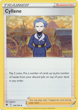 Pokemon - Cyllene - 138/189 - Uncommon - Sword &amp; Shield: Astral Radiance Series - Top CollectiblesCollectible CardsPokémon