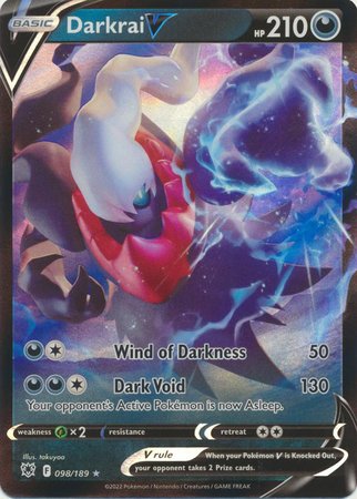 Pokemon - Darkrai V - 098/189 - Ultra Rare - Sword & Shield: Astral Radiance Series - Top CollectiblesCollectible CardsPokémon