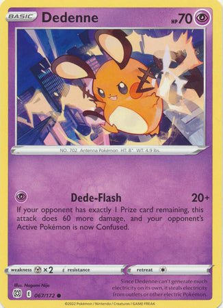 Pokemon - Dedenne - 067/172 - Common - Sword &amp; Shield: Brilliant Stars Series - Top CollectiblesCollectible CardsPokémon