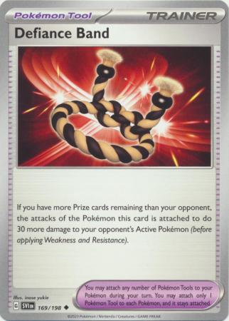 Pokemon - Defiance Band - 169/198 - Uncommon - Scarlet & Violet (Base Set) Series - Top CollectiblesCollectible CardsPokémon