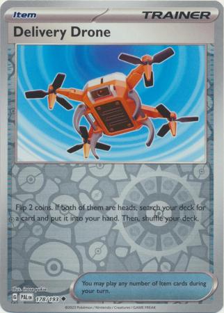 Pokemon - Delivery Drone - 178/193 - Uncommon Reverse Holo - Scarlet &amp; Violet: Paldea Evolved Series - Top CollectiblesCollectible CardsPokémon