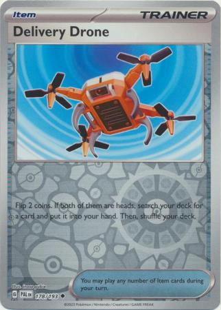 Pokemon - Delivery Drone - 178/193 - Uncommon Reverse Holo - Scarlet & Violet: Paldea Evolved Series - Top CollectiblesCollectible CardsPokémon