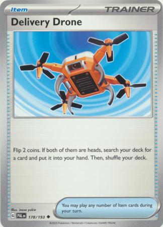 Pokemon - Delivery Drone - 178/193 - Uncommon - Scarlet &amp; Violet: Paldea Evolved Series - Top CollectiblesCollectible CardsPokémon