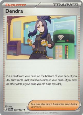 Pokemon - Dendra - 179/193 - Uncommon - Scarlet &amp; Violet: Paldea Evolved Series - Top CollectiblesCollectible CardsPokémon