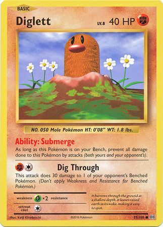 Pokemon - Diglett - 55/108 - Common - XY: Evolutions Series - Top CollectiblesCollectible CardsPokémon