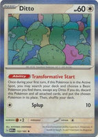 Pokemon - Ditto - 132/165 - Holo Rare - Scarlet & Violet: 151 Series - Top CollectiblesCollectible CardsPokémon