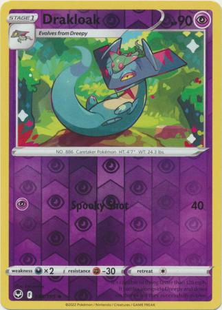Pokemon - Drakloak - 088/195 - Uncommon Reverse Holo - Sword &amp; Shield: Silver Tempest Series - Top CollectiblesCollectible CardsPokémon