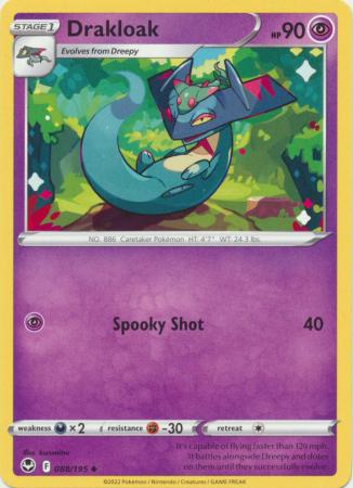 Pokemon - Drakloak - 088/195 - Uncommon - Sword &amp; Shield: Silver Tempest Series - Top CollectiblesCollectible CardsPokémon