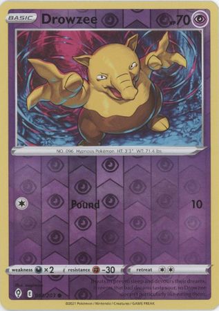 Pokemon - Drowzee - 061/203 - Common Reverse Holo - Sword & Shield: Evolving Skies Series - Top CollectiblesCollectible CardsPokémon