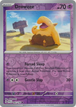 Pokemon - Drowzee - 082/198 - Common Reverse Holo - Scarlet &amp; Violet (Base Set) Series - Top CollectiblesCollectible CardsPokémon