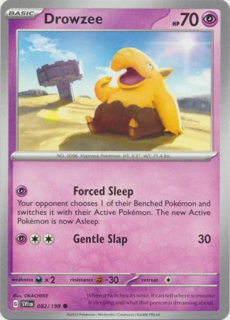 Pokemon - Drowzee - 082/198 - Common - Scarlet &amp; Violet (Base Set) Series - Top CollectiblesCollectible CardsPokémon