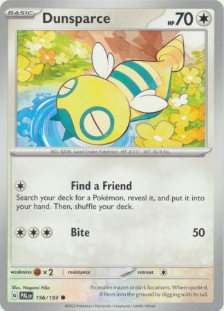 Pokemon - Dunsparce - 156/193 - Common - Scarlet & Violet: Paldea Evolved Series - Top CollectiblesCollectible CardsPokémon