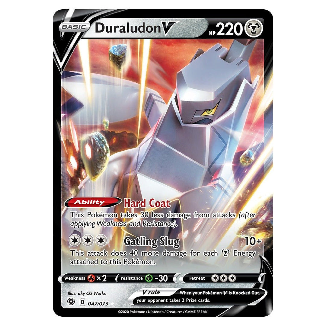 Pokemon - Duraludon V - 47 - Rare Holo V - Champion&