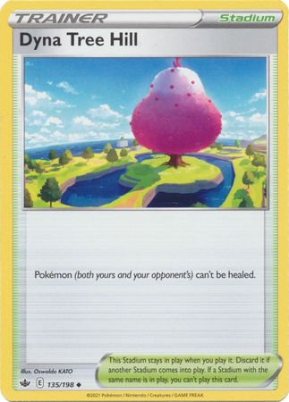 Pokemon - Dyna Tree Hill - 135/198 - Uncommon - Sword &amp; Shield: Chilling Reign Series - Top CollectiblesCollectible CardsPokémon