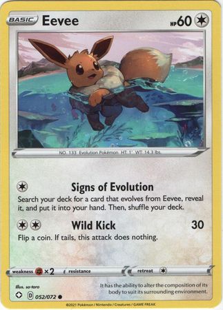 Pokemon - Eevee - 052/072 - Common - Shining Fates Series - Top CollectiblesCollectible CardsPokémon