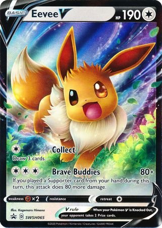 Pokemon - Eevee V - SWSH065 - Promo - Sword & Shield Series - Top CollectiblesCollectible CardsPokémon