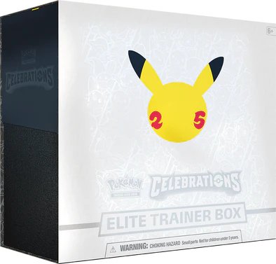 Pokemon - Elite Trainer Box - Celebrations Series - Top CollectiblesCollectible CardsPokémon