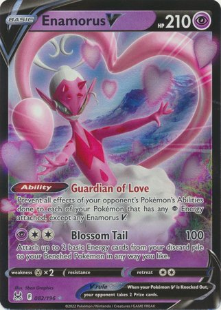 Pokemon - Enamorus V - 082/196 - Ultra Rare - Sword & Shield: Lost Origin Series - Top CollectiblesCollectible CardsPokémon