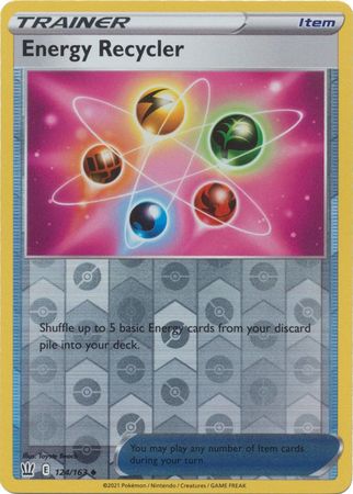 Pokemon - Energy Recycler - 124/163 - Uncommon Reverse Holo - Sword & Shield: Battle Styles Singles - Top CollectiblesCollectible CardsPokémon