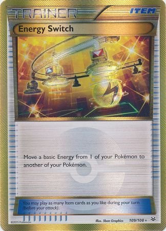 Pokemon - Energy Switch - 109/108 - Secret Rare - XY: Roaring Skies Series - Top CollectiblesCollectible CardsPokémon