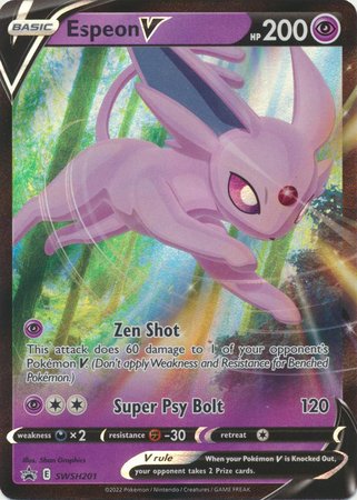 Pokemon - Espeon V - SWSH201 - Promo - Sword & Shield Series - Top CollectiblesCollectible CardsPokémon