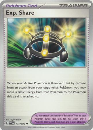 Pokemon - Exp. Share - 174/198 - Uncommon - Scarlet &amp; Violet (Base Set) Series - Top CollectiblesCollectible CardsPokémon