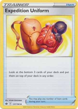 Pokemon - Expedition Uniform - 137/198 - Uncommon - Sword &amp; Shield: Chilling Reign Series - Top CollectiblesCollectible CardsPokémon