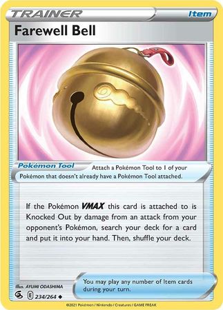 Pokemon - Farewell Bell - 234/264 - Uncommon - Sword &amp; Shield: Fusion Strike Series - Top CollectiblesCollectible CardsPokémon