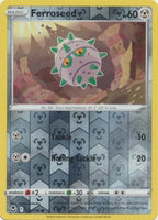 Pokemon - Ferroseed - 121/195 - Common Reverse Holo - Sword & Shield: Silver Tempest Series - Top CollectiblesCollectible CardsPokémon