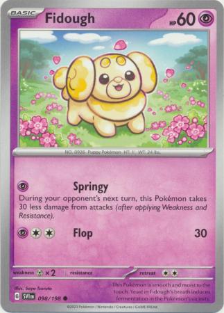 Pokemon - Fidough - 098/198 - Common - Scarlet &amp; Violet (Base Set) Series - Top CollectiblesCollectible CardsPokémon