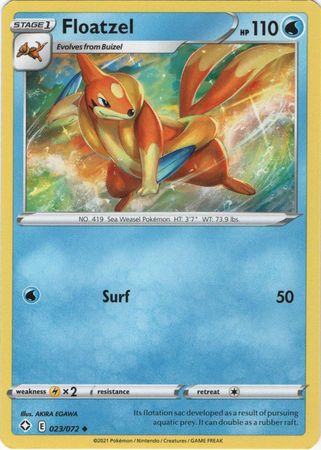 Pokemon - Floatzel - 023/072 - Uncommon - Shining Fates Series - Top CollectiblesCollectible CardsPokémon