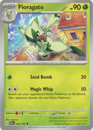 Pokemon - Floragato - 014/193 - Uncommon - Scarlet & Violet: Paldea Evolved Series - Top CollectiblesCollectible CardsPokémon