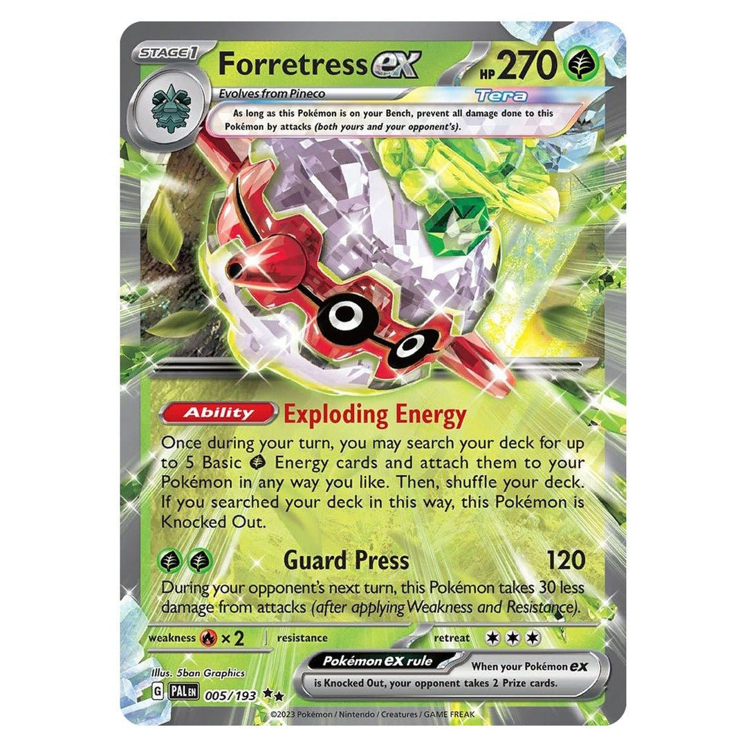 Pokemon - Forretress ex - 5 - Double Rare - Paldea Evolved - Top CollectiblesPokémon SinglePokémon
