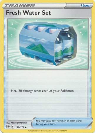 Pokemon - Fresh Water Set - 139/172 - Uncommon - Sword &amp; Shield: Brilliant Stars Series - Top CollectiblesCollectible CardsPokémon
