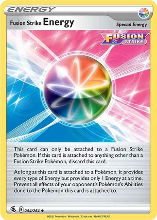 Pokemon - Fusion Strike Energy - 244/264 - Uncommon - Sword &amp; Shield: Fusion Strike Series - Top CollectiblesCollectible CardsPokémon