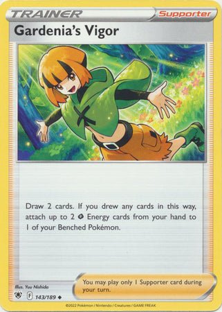 Pokemon - Gardenia's Vigor - 143/189 - Uncommon - Sword & Shield: Astral Radiance Series - Top CollectiblesCollectible CardsPokémon