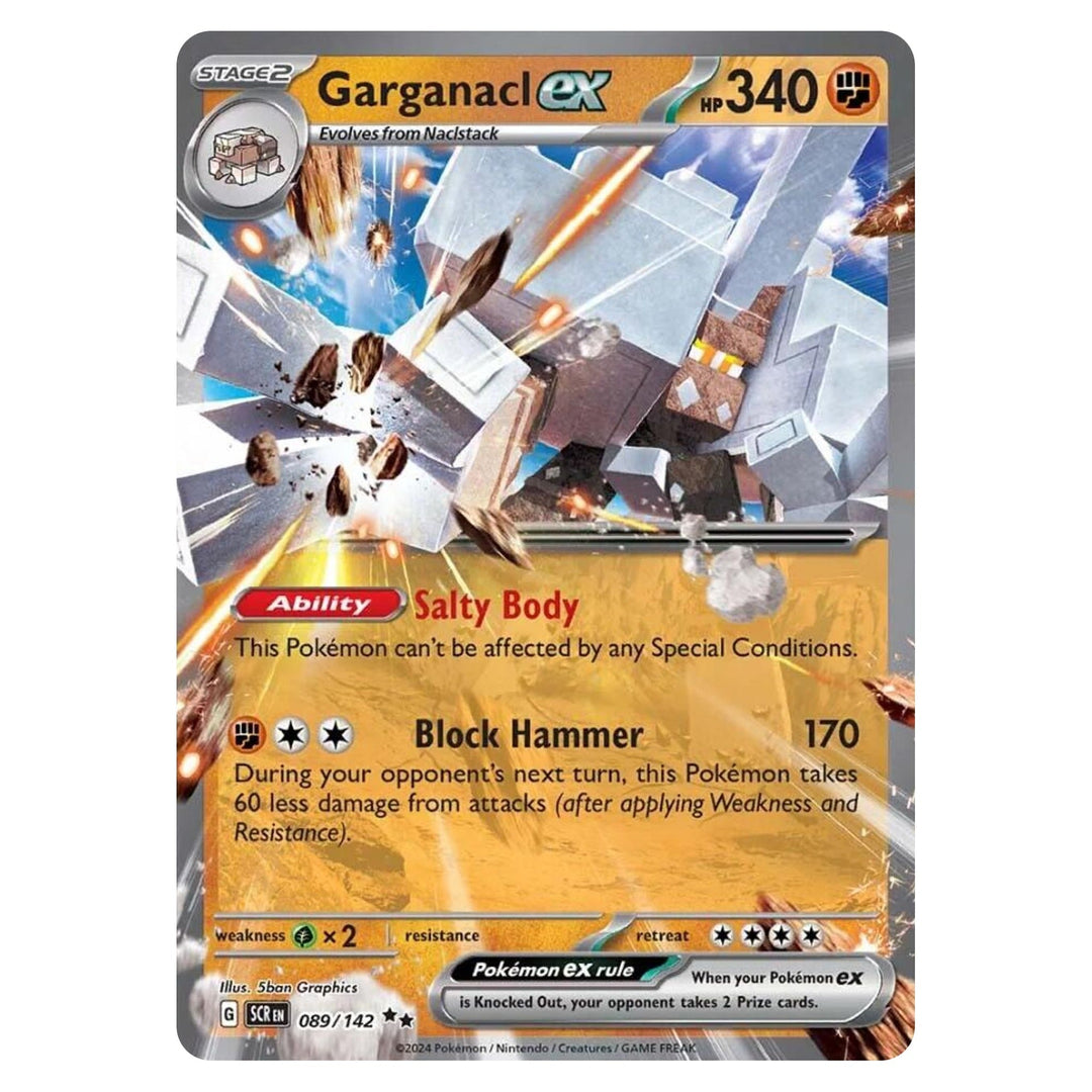 Pokemon - Garganacl ex - 89 - Double Rare - Stellar Crown - Top CollectiblesPokémon SinglePokémon