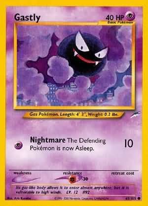 Pokemon - Gastly - 65/105 - Common Unlimited - Neo Destiny Series - Top CollectiblesCollectible CardsPokémon