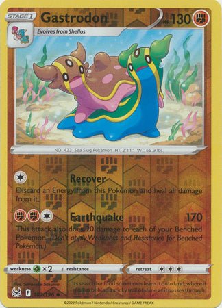 Pokemon - Gastrodon - 102/196 - Uncommon Reverse Holo - Sword &amp; Shield: Lost Origin Series - Top CollectiblesCollectible CardsPokémon
