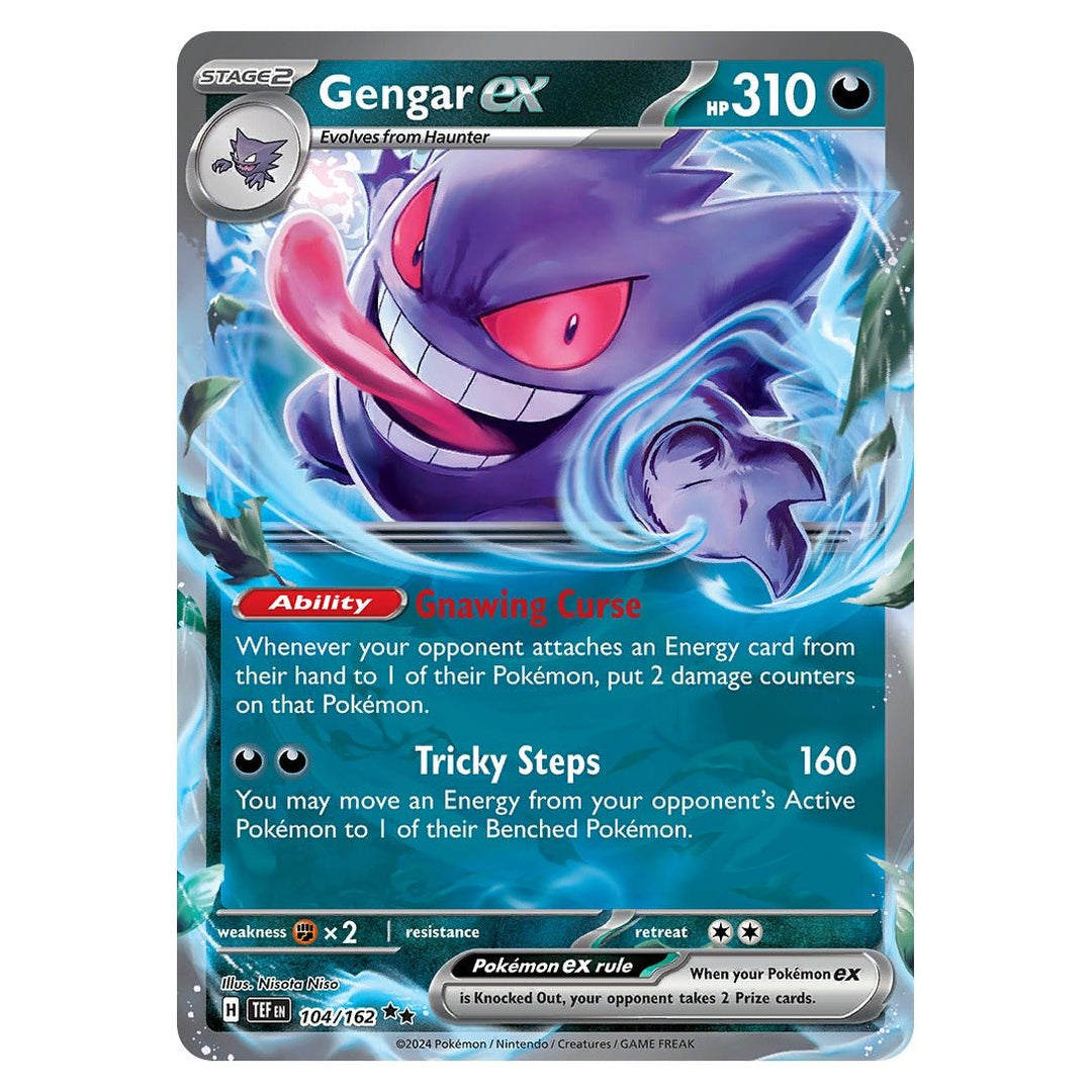 Pokemon - Gengar ex - 104 - Double Rare - Temporal Forces - Top CollectiblesPokémon SinglePokémon