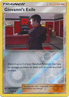 Pokemon - Giovanni's Exile - 57/68 - Uncommon Reverse Holo - Hidden Fates Series - Top CollectiblesCollectible CardsPokémon