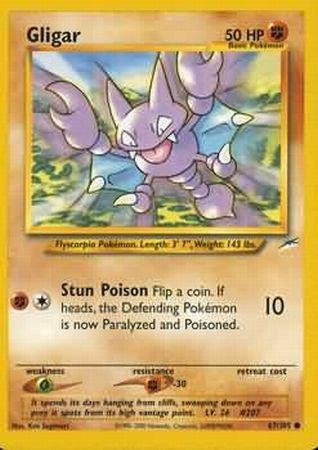 Pokemon - Gligar - 67/105 - Common Unlimited - Neo Destiny Series - Top CollectiblesCollectible CardsPokémon