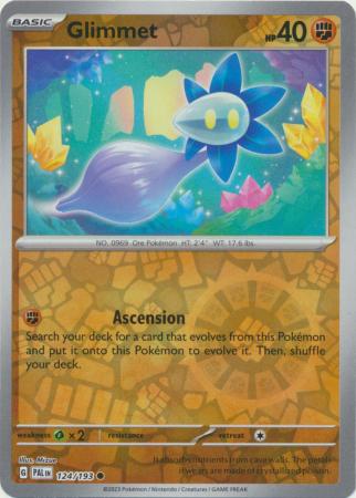 Pokemon - Glimmet - 124/193 - Common Reverse Holo - Scarlet &amp; Violet: Paldea Evolved Series - Top CollectiblesCollectible CardsPokémon