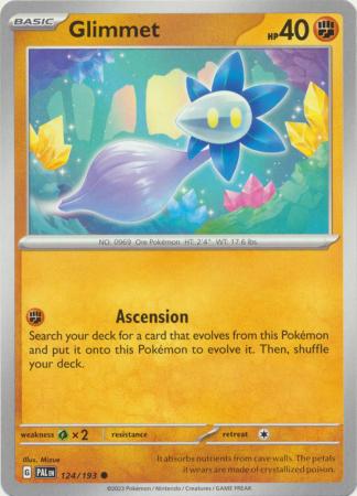 Pokemon - Glimmet - 124/193 - Common - Scarlet &amp; Violet: Paldea Evolved Series - Top CollectiblesCollectible CardsPokémon